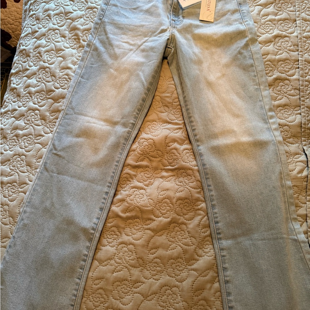 Just USA Light Wash Flare Jeans